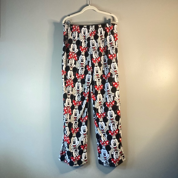 Disney L Plush Ladies Mickey Minnie Pajama Set Cozy Comfort Warm. - Picture 5 of 7
